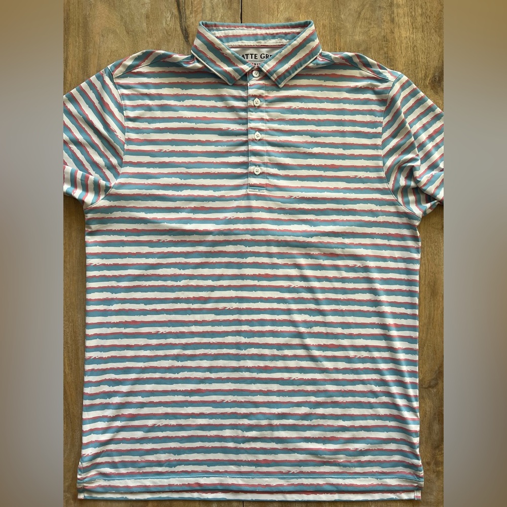 3/$60 Matte Grey Golf Polo
